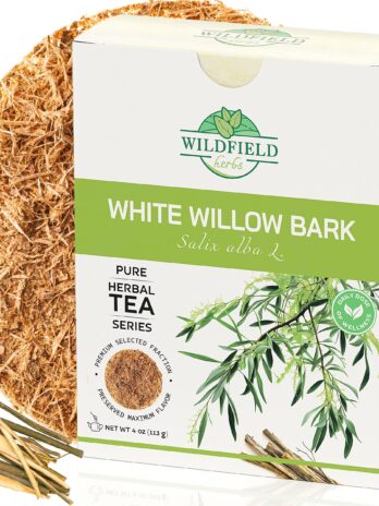 4 oz. White Willow Bark Tea Herbal (Salix alba) – 113g White Willow Bark Herb Tea Corteza de sauce